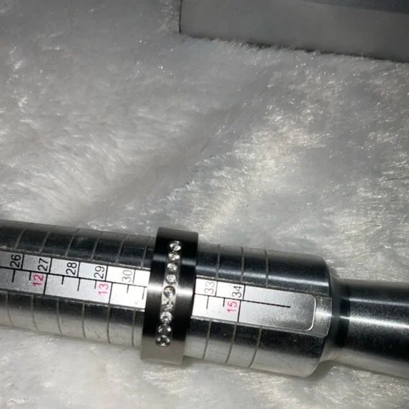 Men’s Stainless Steel CZ Band - Picture 11 of 15